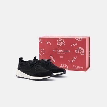 Scarosso Robbie Boy Black Black - Knit ROBBIEKSNEA Scarosso Robbie Boy Black Black - Knit ROBBIEKSNEA