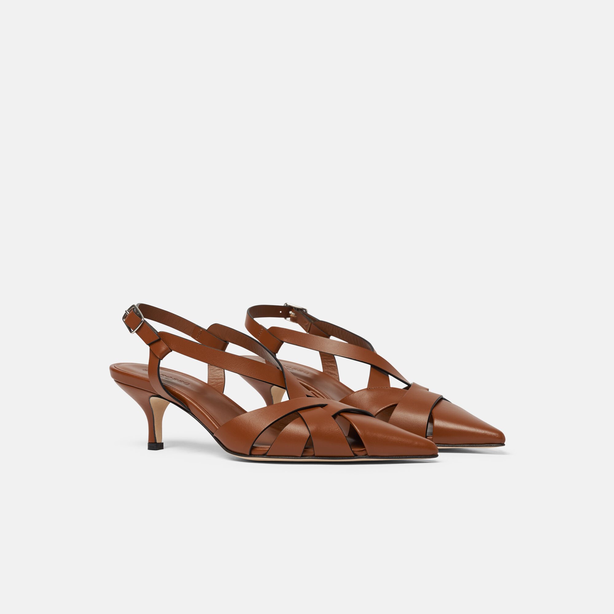 Scarosso Clio Cuir Tan - Calf CLIOPUMP