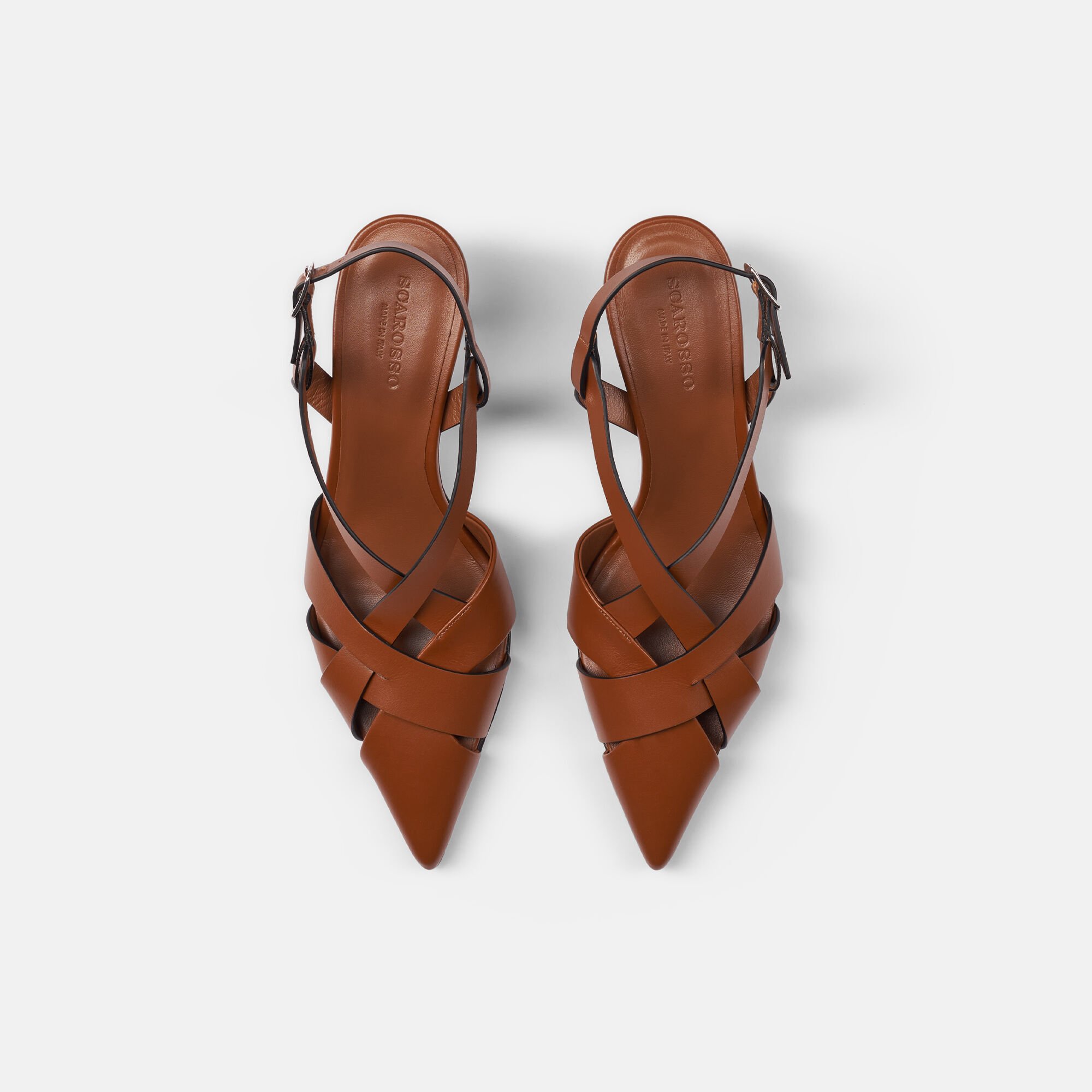 Scarosso Clio Cuir Tan - Calf CLIOPUMP