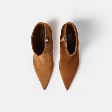 Scarosso Jamie Tabak Veloursleder Tabak – Veloursleder JAMIEANKL