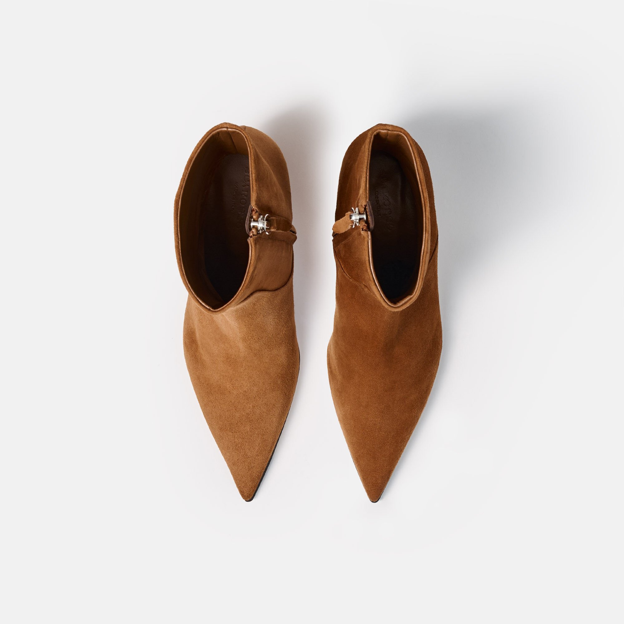 Scarosso Jamie Tabak Veloursleder Tabak – Veloursleder JAMIEANKL