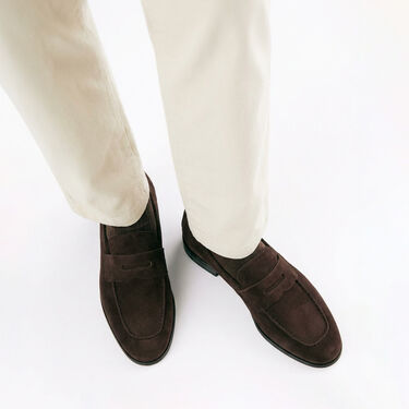 Gregory Brown Suede Scarosso: Brown – Suede GREGORYLOAF