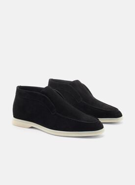Leonardo Black Suede Edit Scarosso: Black Edit - Suede LEONARDOANKL