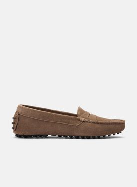 Scarosso Ashley Taupe Suede Brown - Suede MAYADRIV