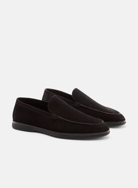 Ludovico Black Suede Scarosso: Black - Suede LUDOVICOLOAF