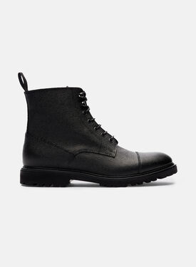 Scarosso Jackie Grain Black Black - Calf JACKIEBOOT