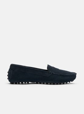 Scarosso Ashley Blue Suede Brown - Suede MAYADRIV
