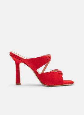 Scarosso Zoe Red Suede Blue - Suede DELILAHSAND