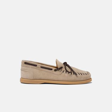 Morgan Sand Stitch Scarosso: Sand - Suede MORGANSBOAT