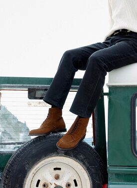 Ben Brown Suede Scarosso: Brown - Suede BENBOOT