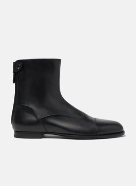 Basil Black Scarosso: Black - Calf BASILBOOT