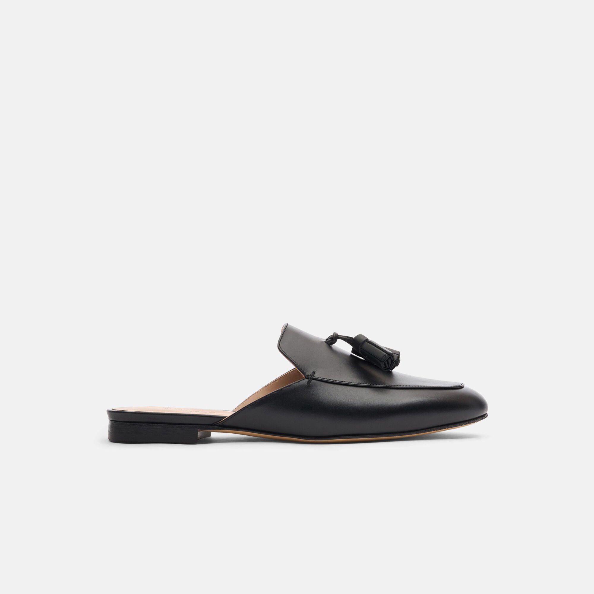 Scarosso Giorgina Black Black - Calf GIORGINAMULE
