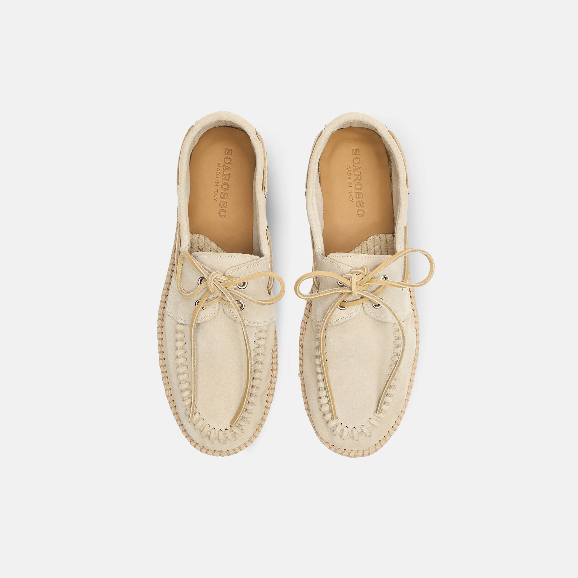 Scarosso Kai Creme Veloursleder Creme - Veloursleder KAIESPA