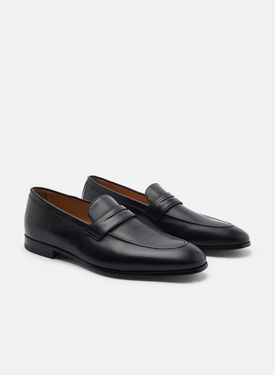 Marzio Black Scarosso: Black - Calf Leather MARZIOLOAF