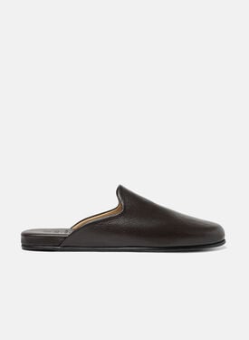 Atlas Travel Slipper Dark Brown Scarosso: Dark Brown - Calf ATLASSLIP