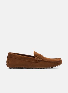 Scarosso Michael Cigar Suede Brown - Calf MICHAELDRIV