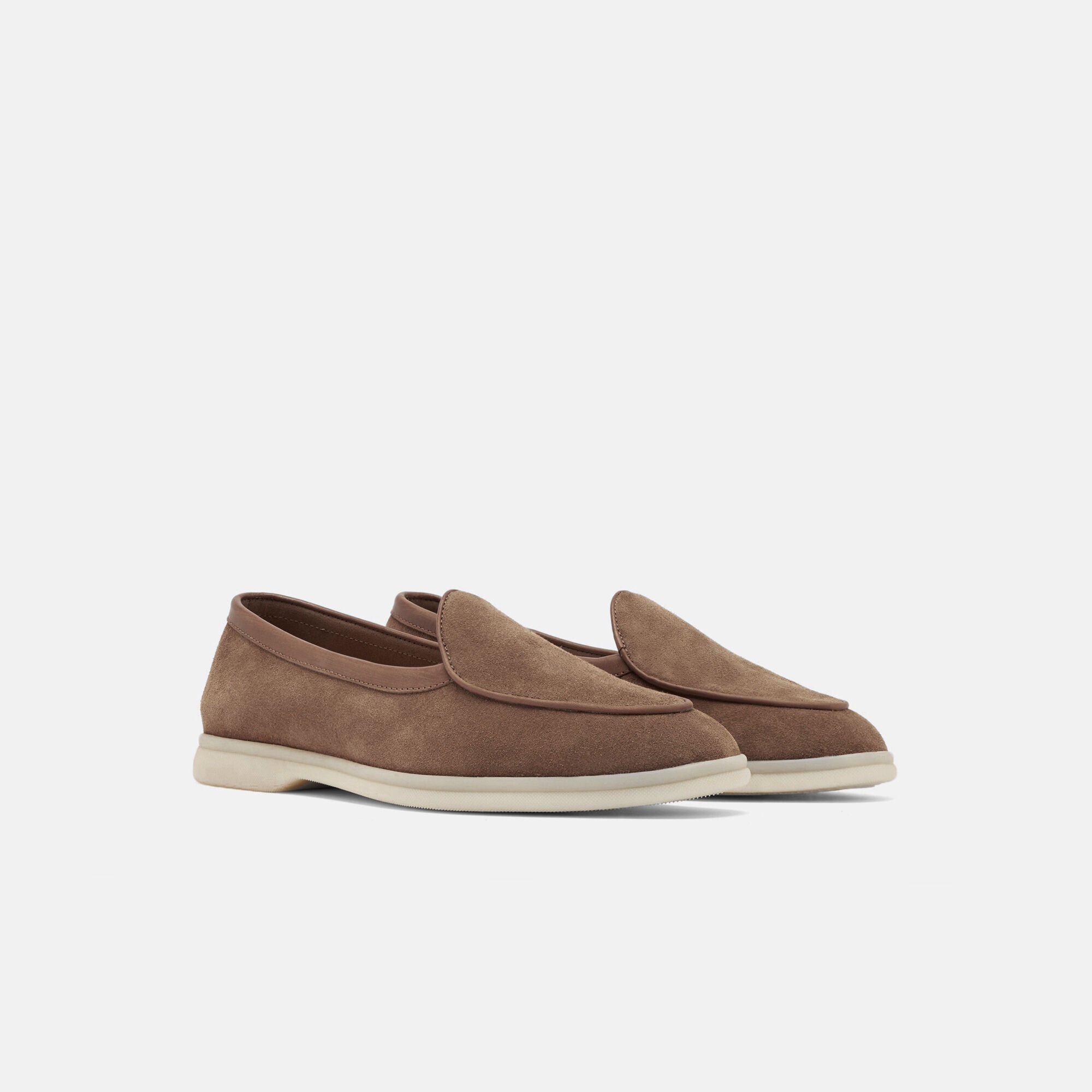 Scarosso Livio Braun Veloursleder Braun - Veloursleder LIVIOLOAF