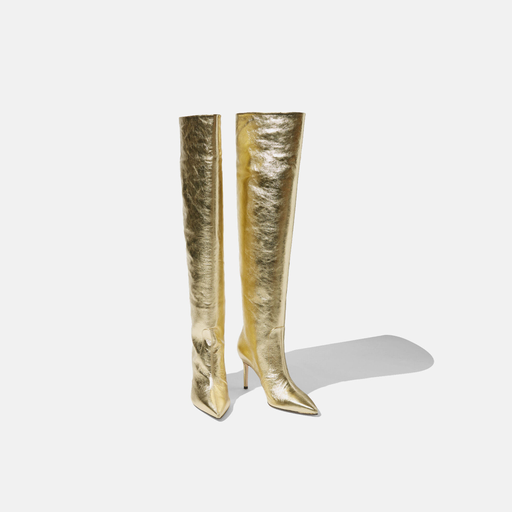 Scarosso Carra Gold Gold - Kalbsleder CARRABOOT