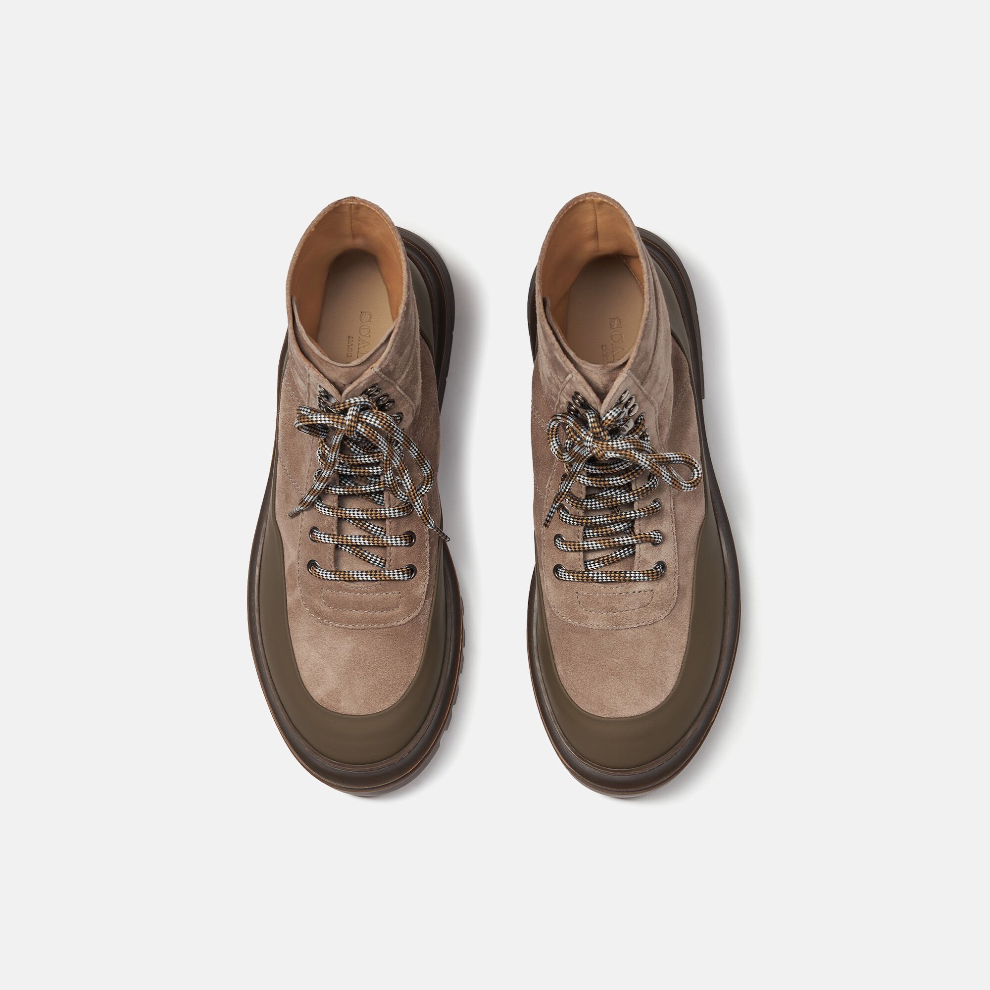 Scarosso Federico Taupe Veloursleder Taupe - Veloursleder FEDERICOBOOT