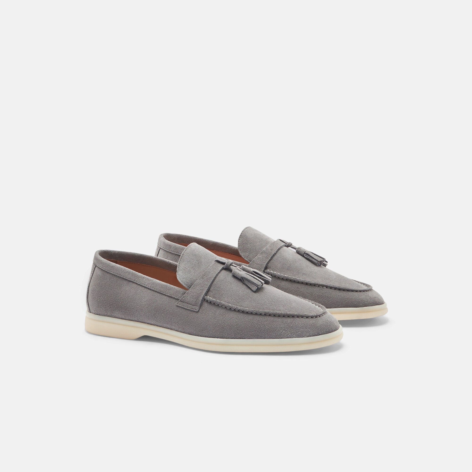Scarosso Leandro Grau Veloursleder Grey - Suede LEANDROLOAF