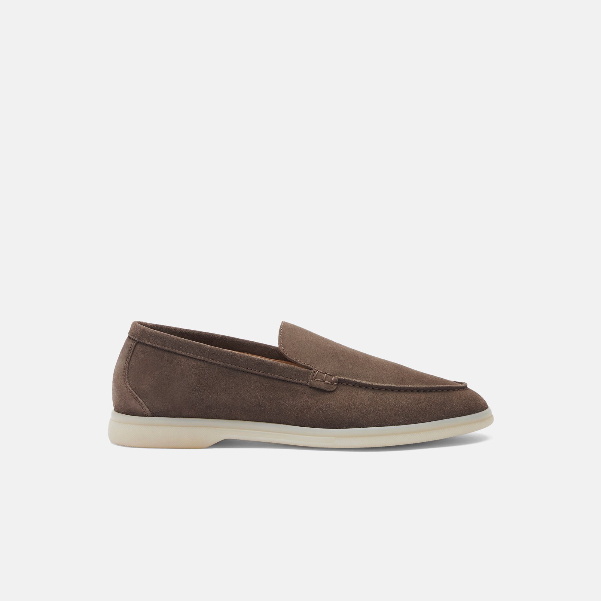 Scarosso Ludovica Deep Taupe Veloursleder Deep Taupe - Veloursleder LUDOVICALOAF