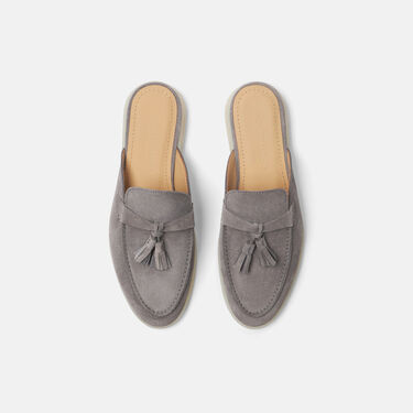 Scarosso Lucrezia Grey Suede Grey - Suede LUCREZIAMULE