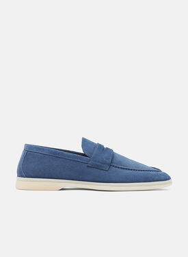 Scarosso Luciano Steel Suede Blue - Suede LUDOVICOLOAF