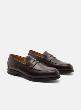 Renato Dark Brown Scarosso: Brown - calf RENATOLOAF