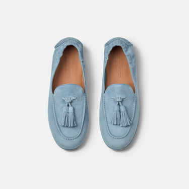 Anais Light Blue Suede Scarosso: Light Blue - Suede ANAISLOAF