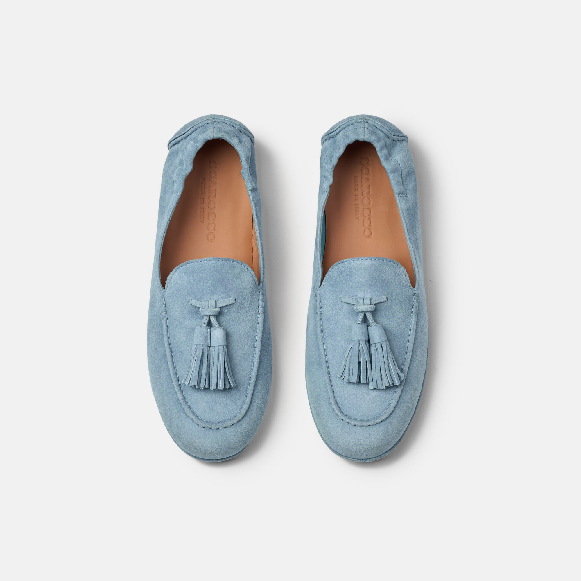 Anais Light Blue Suede Scarosso: Light Blue - Suede ANAISLOAF