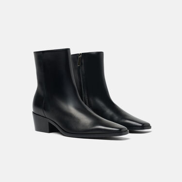 Ambra Black Scarosso: Black - Calf AMBRARBOOT