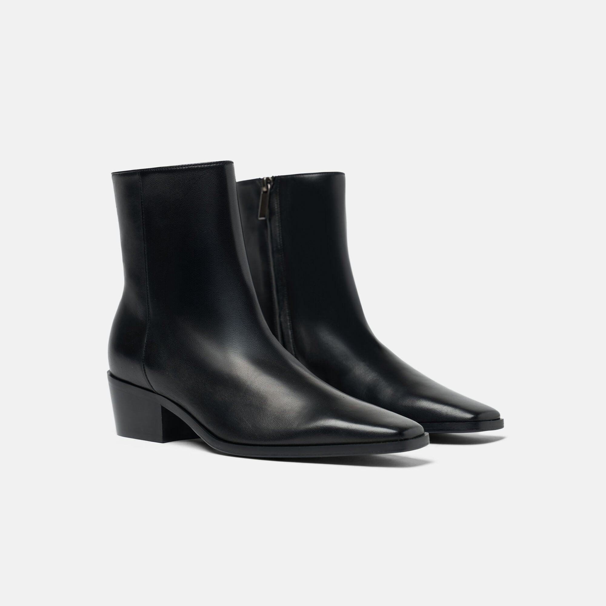 Ambra Black Scarosso: Black - Calf AMBRARBOOT