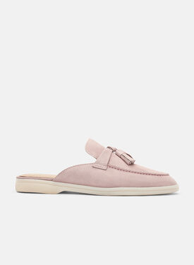 Scarosso Lucrezia Rosa Veloursleder Rosa - Veloursleder LUCREZIAMULE