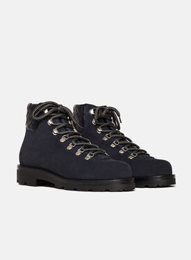 Catherine Navy Suede Woven Scarosso: Navy - Suede CATHERINEBOOT