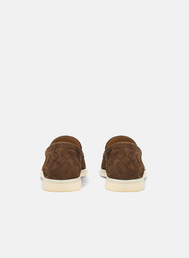 Ludovica Chocolate Woven Scarosso: Chocolate – Suede LUDOVICAPLOAF