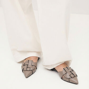 Amanda Taupe Scarosso: Taupe - Calf AMANDABALL