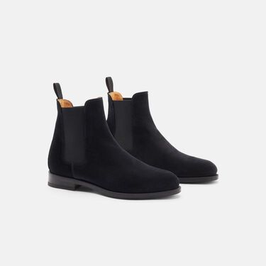 Scarosso Elena Black Suede Black - Suede ELENACHEL