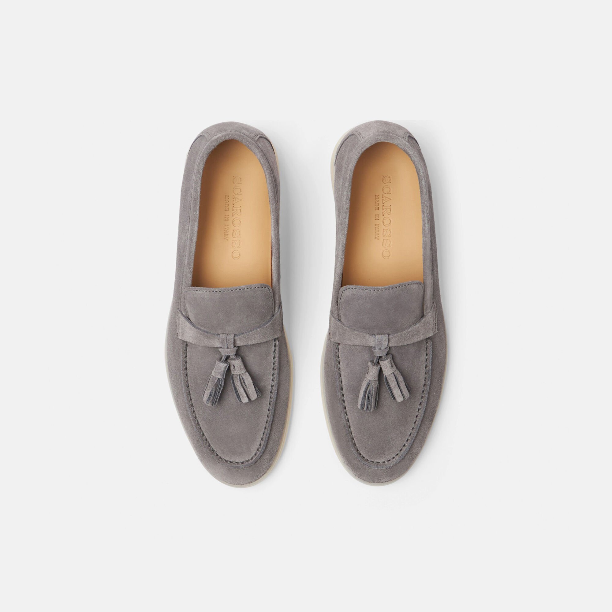 Scarosso Leandra Grey Suede Grey - Suede LEANDRALOAF