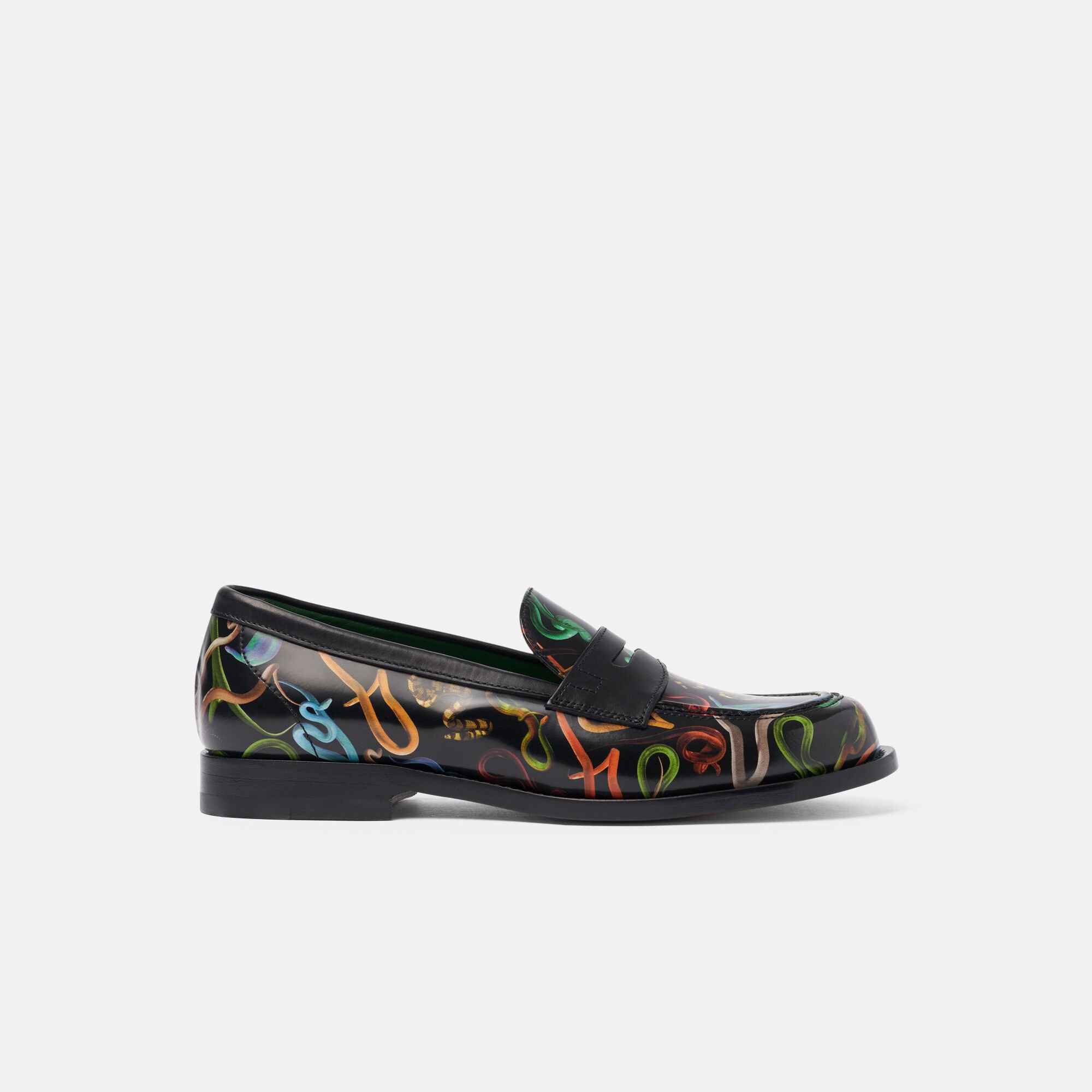 Scarosso Snakes Storm for Her Black - Calf TOILETWLOAF