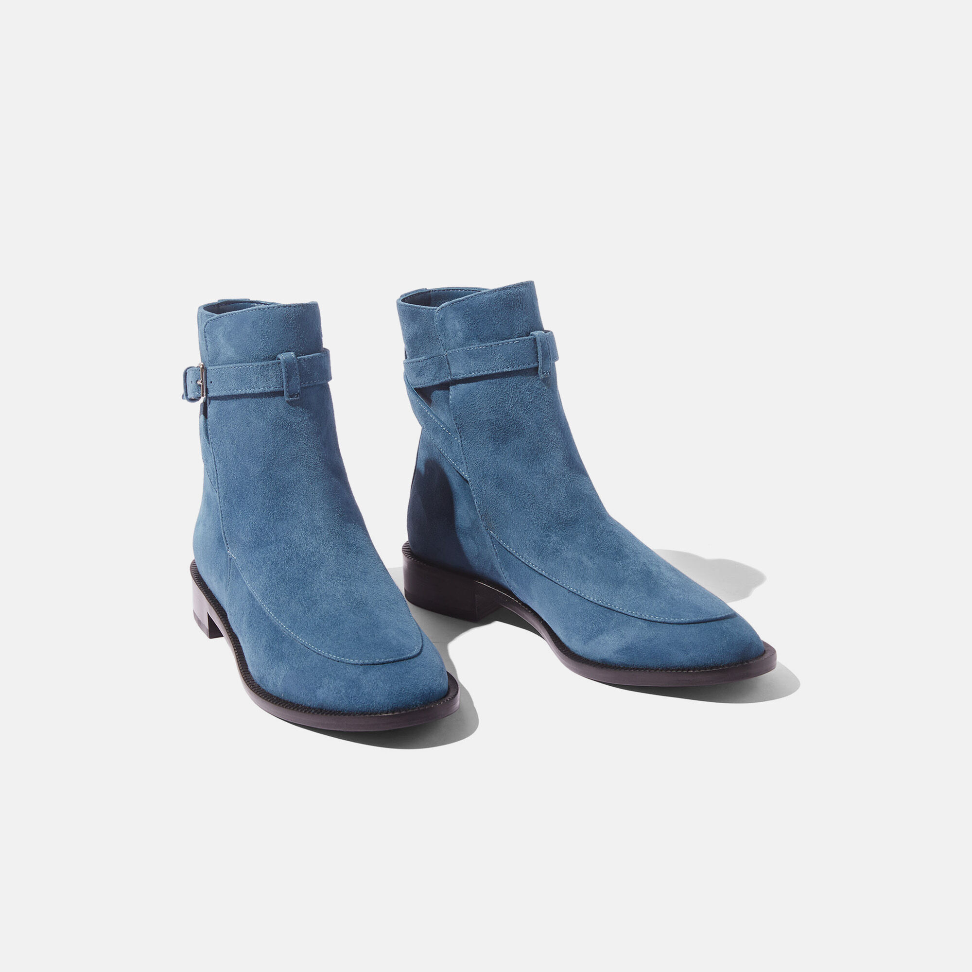 Scarosso Kelly Blau Veloursleder Blau - Veloursleder KELLYJODH