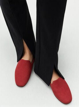 Atlas Travel Slipper Red Nubuck Scarosso: Red - Nubuck ATLASSLIP