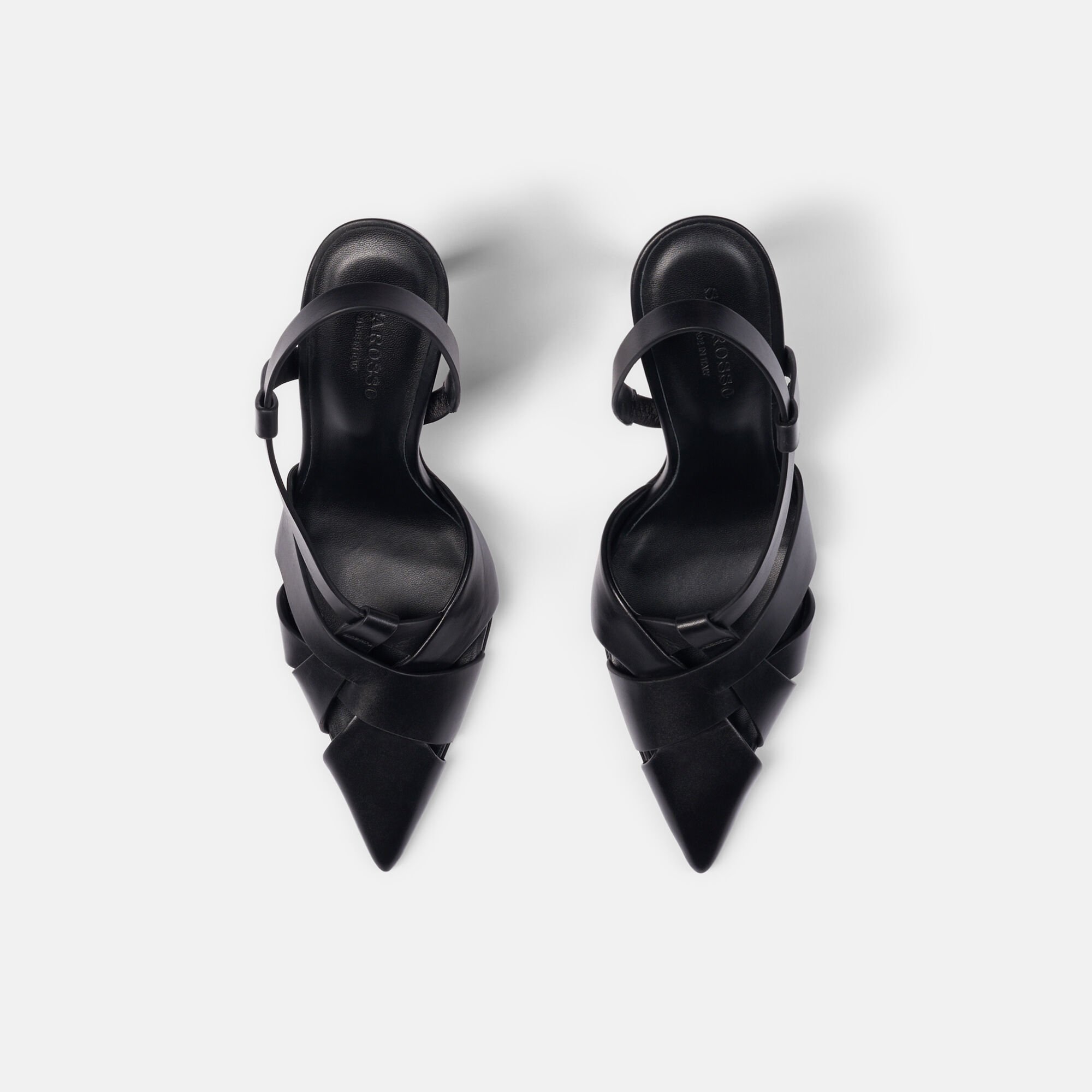 Scarosso Athena Noir Noir - Veau ATHENAPUMP