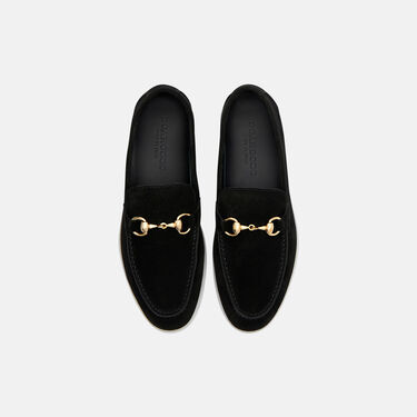 Scarosso Lilia Schwarz Veloursleder Schwarz - Veloursleder  LILIALOAF