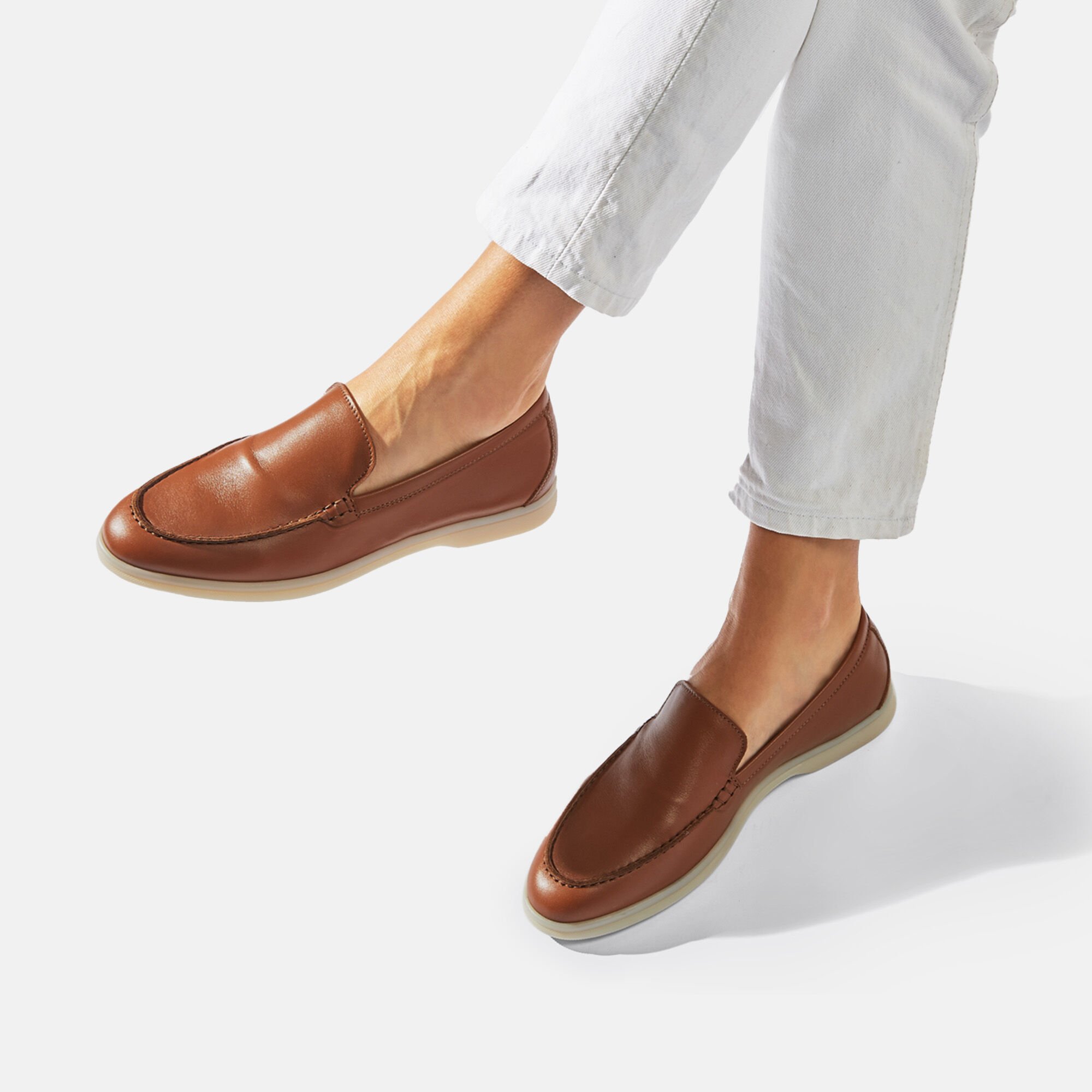 Scarosso Ludovica Cognac Cognac - Kalbsleder LUDOVICALOAF