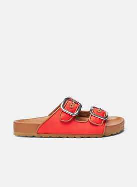 Scarosso Isa Coral Satin Blue - Suede DELILAHSAND