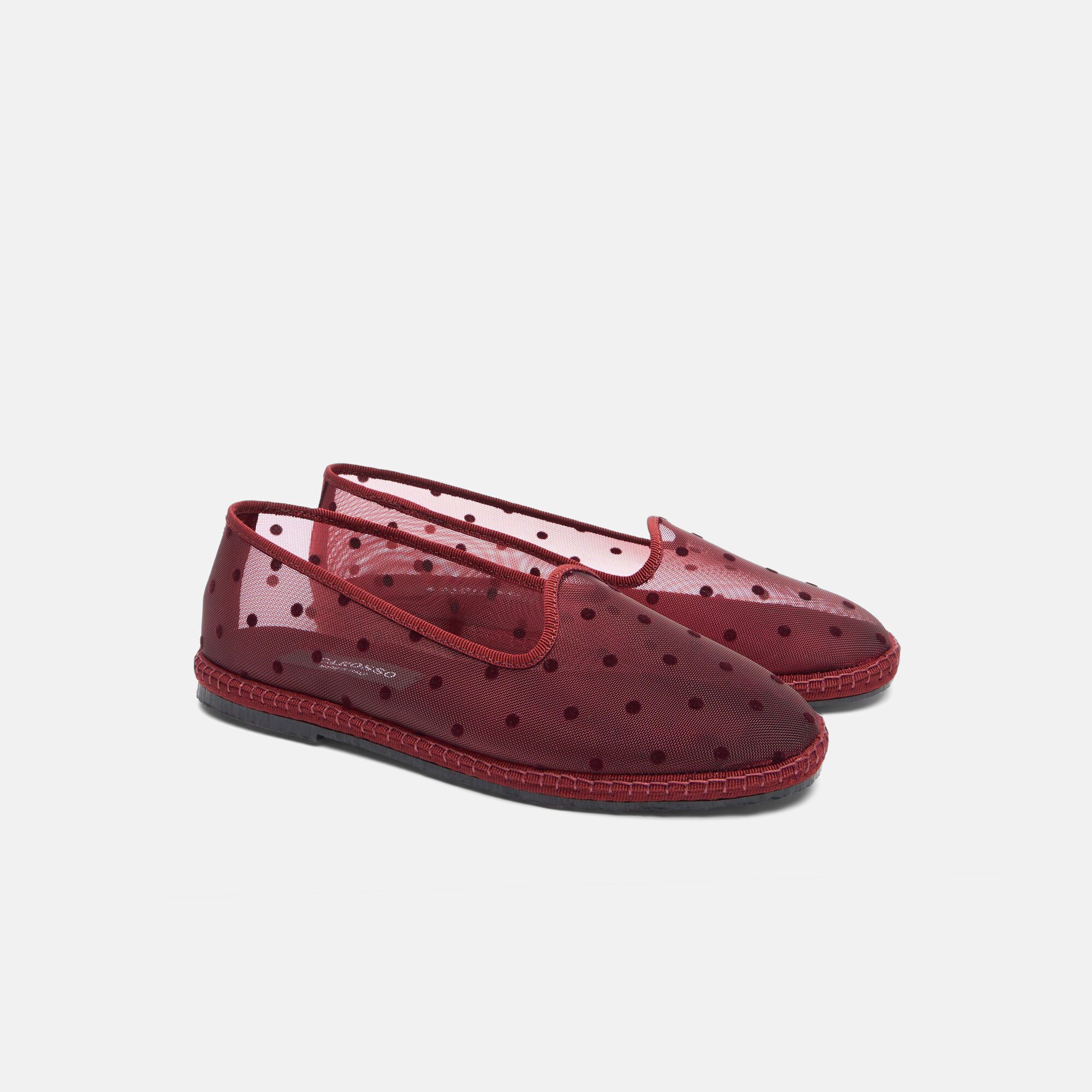 Scarosso Valentina Bordeaux Mesh  Bordeaux - Mesh VALENTINASLIP