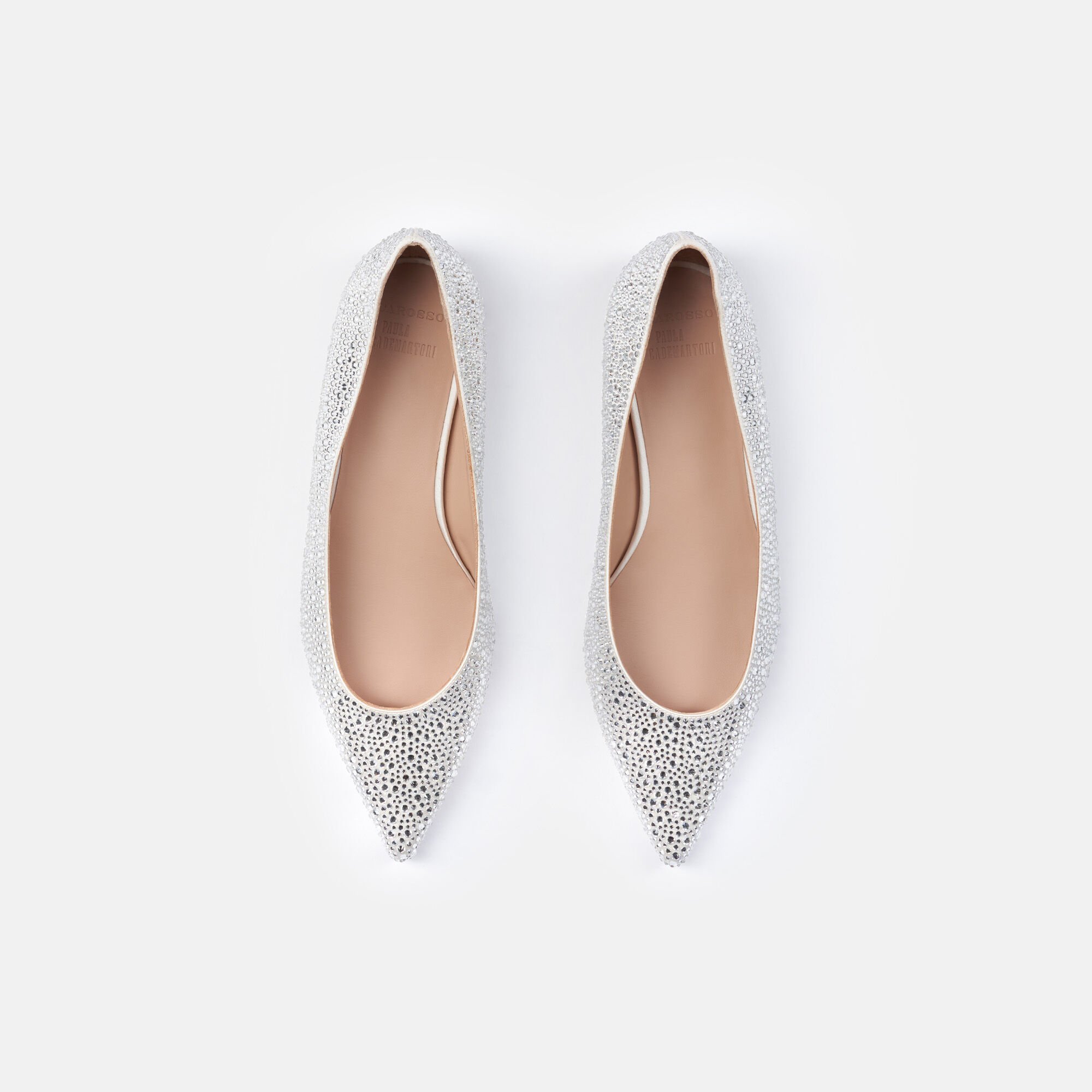 Scarosso Iris Raso Cristalli Bianco - Seta IRISBALL