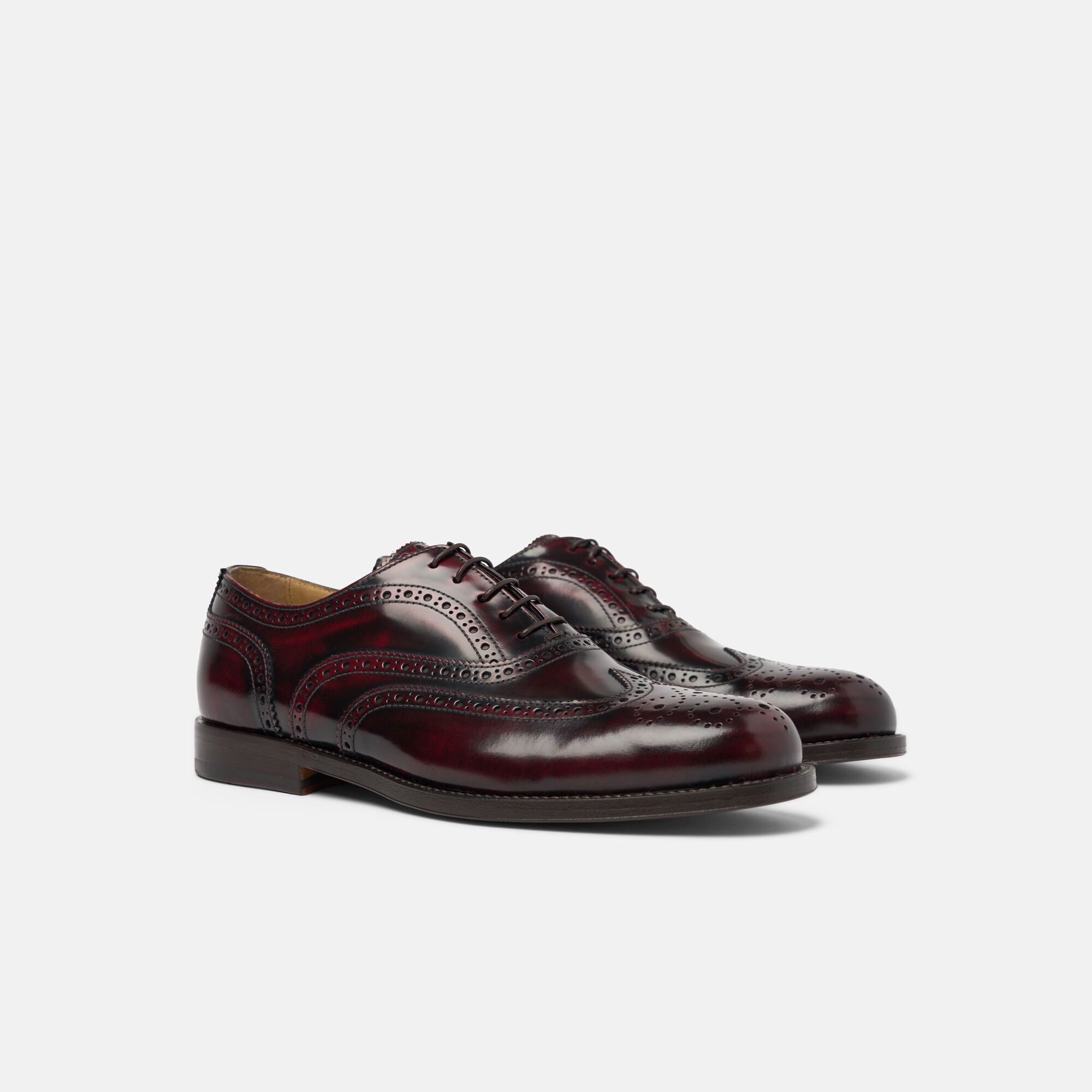 Percy Burgundy Scarosso: Burgundy - Calf Percy Burgundy Scarosso: Burgundy - Calf PERCYOXFO