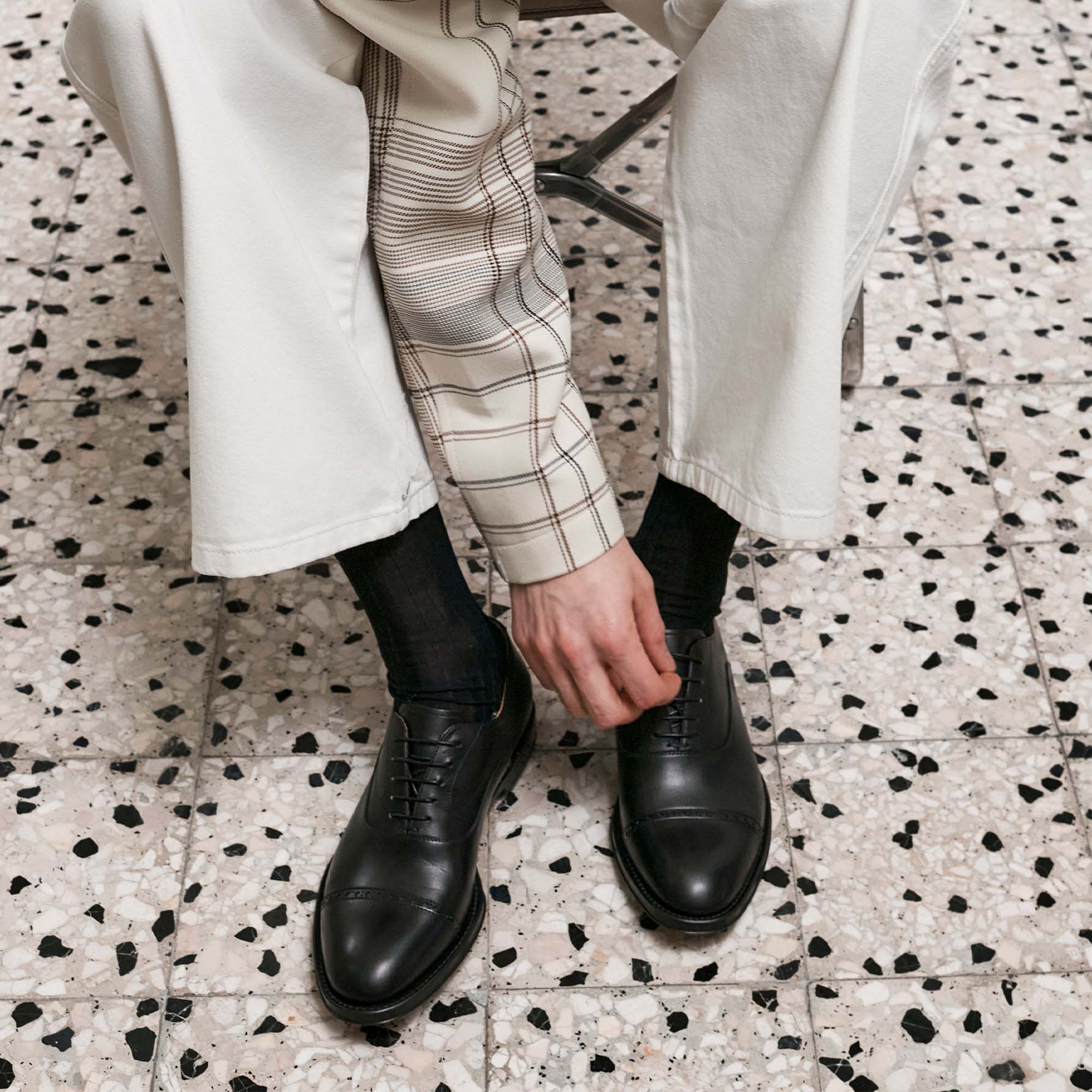 Scarosso Beaumont Nero Nero - Vitello BEAUMONTOXFO