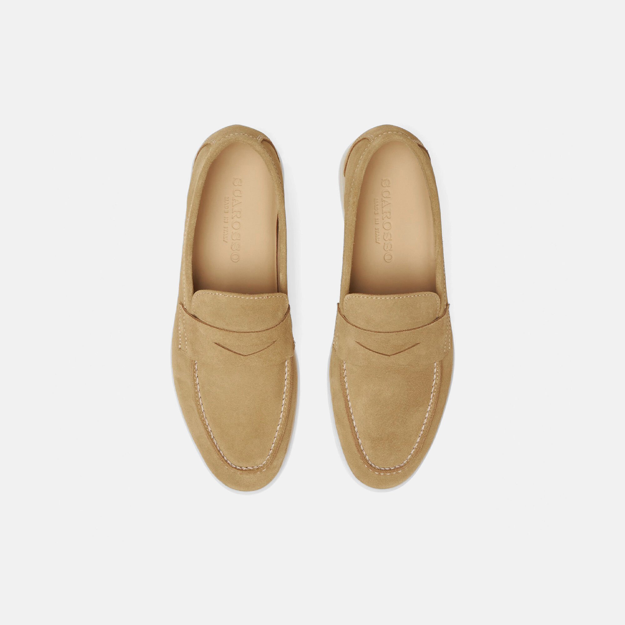 Scarosso Luciana Beige Veloursleder  Beige - Veloursleder LUCIANALOAF